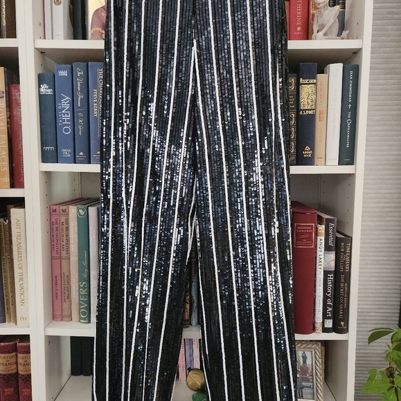 & OTHER STORIES SEQUINCE PANT SUIT SIZE 6 medium - Picture 9 of 11